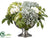 Hydrangea, Ranunculus, Sedum - Blue Green - Pack of 1