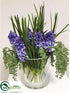 Silk Plants Direct Hyacinth, Strings of Pearl - Blue Green - Pack of 1
