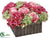 Hydrangea, Rose Arrangement - Fuchsia Beauty - Pack of 1
