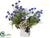 Lavender, Cornflower, Rose Arrangement - Blue Green - Pack of 1