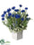 Lavender, Mini Roses, Cornflower Arrangement - Blue Green - Pack of 1