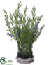Silk Plants Direct Lavender, Rosemary Arrangement - Lavender Green - Pack of 1