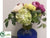 Rose, Hydrangea, Pony - Green Pink - Pack of 1