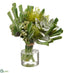 Silk Plants Direct Protea - Green - Pack of 1