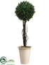Silk Plants Direct Boxwood Topiary Ball - Green - Pack of 1