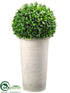 Silk Plants Direct Bayleaf Ball Topiary - Green - Pack of 1