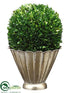 Silk Plants Direct Preserved Boxwood Ball - Green - Pack of 1