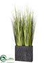 Silk Plants Direct Reed Grass - Green - Pack of 1