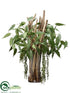 Silk Plants Direct Eucalyptus, Drift Wood - Green - Pack of 1