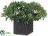 Silk Plants Direct Privet Bloom, Berries Arrangement - Green - Pack of 1