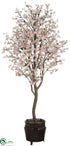Silk Plants Direct Apple Blossom Tree - Pink - Pack of 1