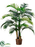 Silk Plants Direct Hearts Palm Tree - Green - Pack of 1