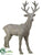 Rhinestone Standing Reindeer - Bronze Light - Pack of 1