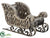 Sleigh - Gray Antique - Pack of 2