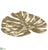 Monstera Leaf Mat - Gold - Pack of 6