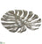 Monstera Leaf Mat - Silver - Pack of 6