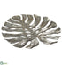 Silk Plants Direct Monstera Leaf Mat - Silver - Pack of 6