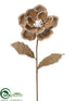 Silk Plants Direct Burlap Magnolia Spray - Tan - Pack of 12