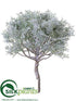 Silk Plants Direct Spanish Moss Bush - Green White - Pack of 8