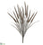 Glittered Foxtail Grass Bush - Champagne Silver - Pack of 12