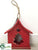 Birdhouse - Red - Pack of 6