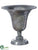 Metal Vase - Silver Antique - Pack of 4