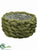 Knitted Wool Basket - Green - Pack of 6