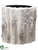 Faux Birch Container - Whitewashed - Pack of 6
