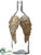Vase - Clear Gold - Pack of 2
