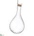 Silk Plants Direct Glass Hanging Vase - Clear - Pack of 3