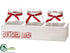 Silk Plants Direct Vase - Clear White - Pack of 4