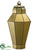 Diamond Shaped Fiberglass Jar - Gold Tiffany - Pack of 1