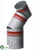 Tin Planter - Gray Red - Pack of 4