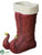 Elf Boots Container - Red White - Pack of 1