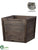 Wood Planter - Brown - Pack of 3