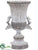 Reindeer Urn - Brown Whitewashed - Pack of 2