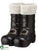 Santa's Boots Container - Black White - Pack of 2