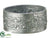 Metal Plate - Silver - Pack of 6
