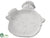 Snowman Plate - White - Pack of 2