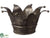 Crown Planter - Bronze Antique - Pack of 10