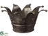 Silk Plants Direct Crown Planter - Bronze Antique - Pack of 10