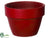 Terra Cotta Pot - Red - Pack of 12