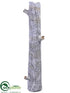 Silk Plants Direct Wood Log Container - Beige Brown - Pack of 4