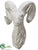 Ram Head - White - Pack of 1