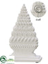 Silk Plants Direct Bisque Tree Namecard Holder - White - Pack of 12