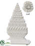 Silk Plants Direct Bisque Tree Namecard Holder - White - Pack of 12