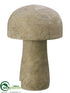 Silk Plants Direct Wood Mushroom - Natural - Pack of 8