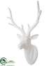 Silk Plants Direct Reindeer Wall Decor - White - Pack of 1