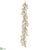 Iced, Glittered Plastic Twig Garland - Gold - Pack of 2