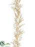 Silk Plants Direct Bell Garland - Gold - Pack of 6